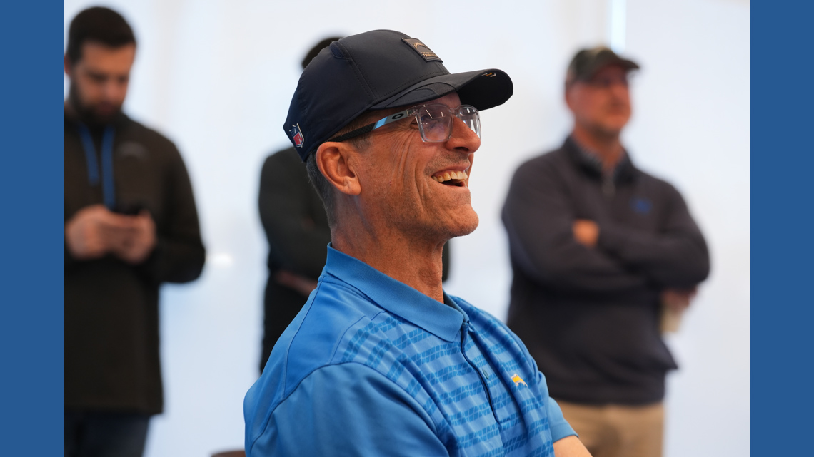 Harbaugh reshapes Chargers staff with 8 hires, including ex-Jets coach Adam Gase