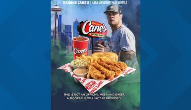 Seahawks' Sam Darnold to trade jersey for apron at Seattle's first Raising Canes location