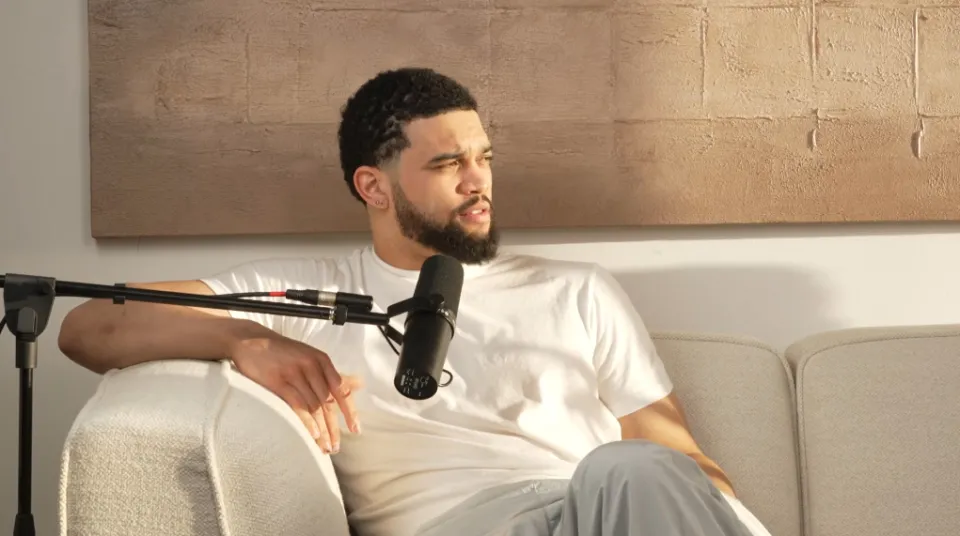 Caleb Williams of the Chicago Bears discusses the Soldier Field atmosphere on The Rush With Maxx Crosby