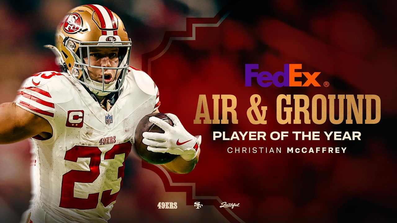 Christian McCaffrey Named 2025 FedEx Air and Ground Player of the Year