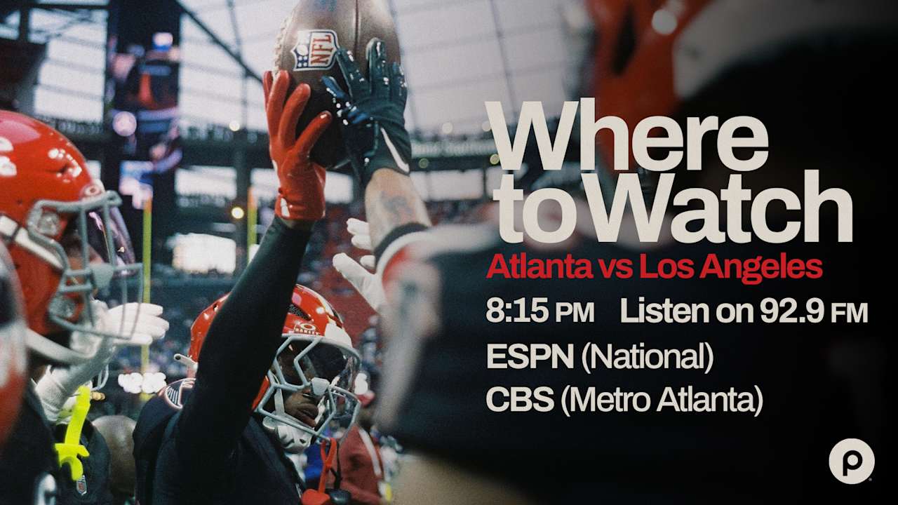 Where to watch, listen and stream Falcons vs. Rams