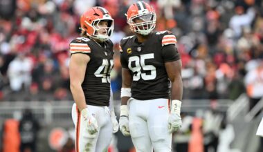 Cleveland Browns rookie star Carson Schwesinger opens up on him and teammate Myles Garrett making history at NFL Honors
