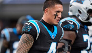 Panthers' Tetairoa McMillan apologizes for using N-word