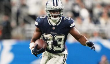Cowboys agree to three-year, $24M deal with Javonte Williams