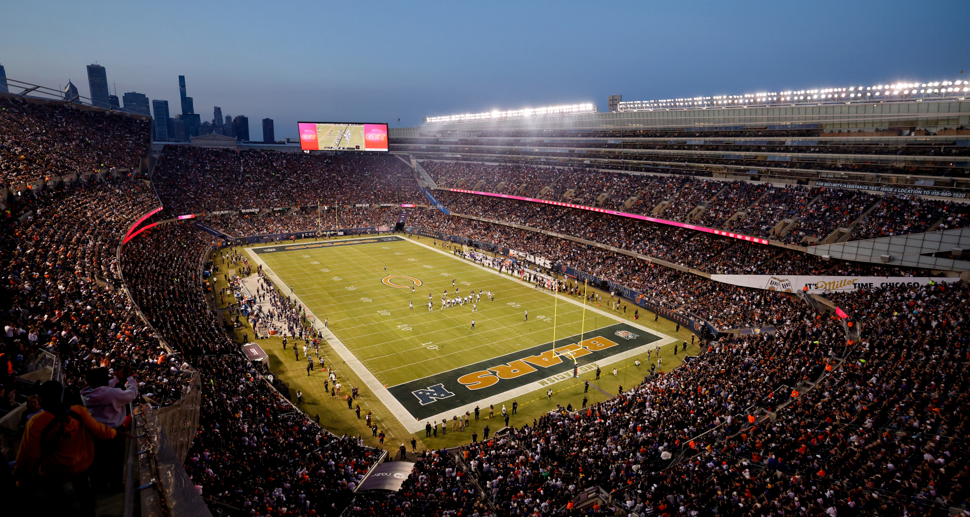 48,000-strong city offers NFL team $5bn lakefront stadium in effort to anchor cross-state relocation