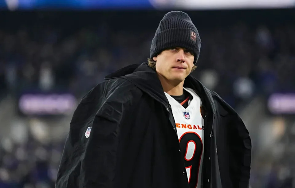 Joe Burrow #9 of the Cincinnati Bengals