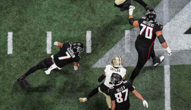 Kevin Stefanski, Tommy Rees look to elevate Falcons’ run game without reinventing it