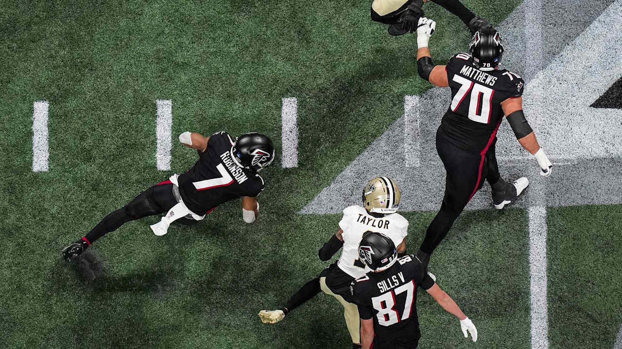 Kevin Stefanski, Tommy Rees look to elevate Falcons’ run game without reinventing it