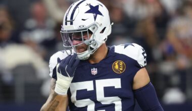 Cowboys Waive LB After Missing NFL Playoffs