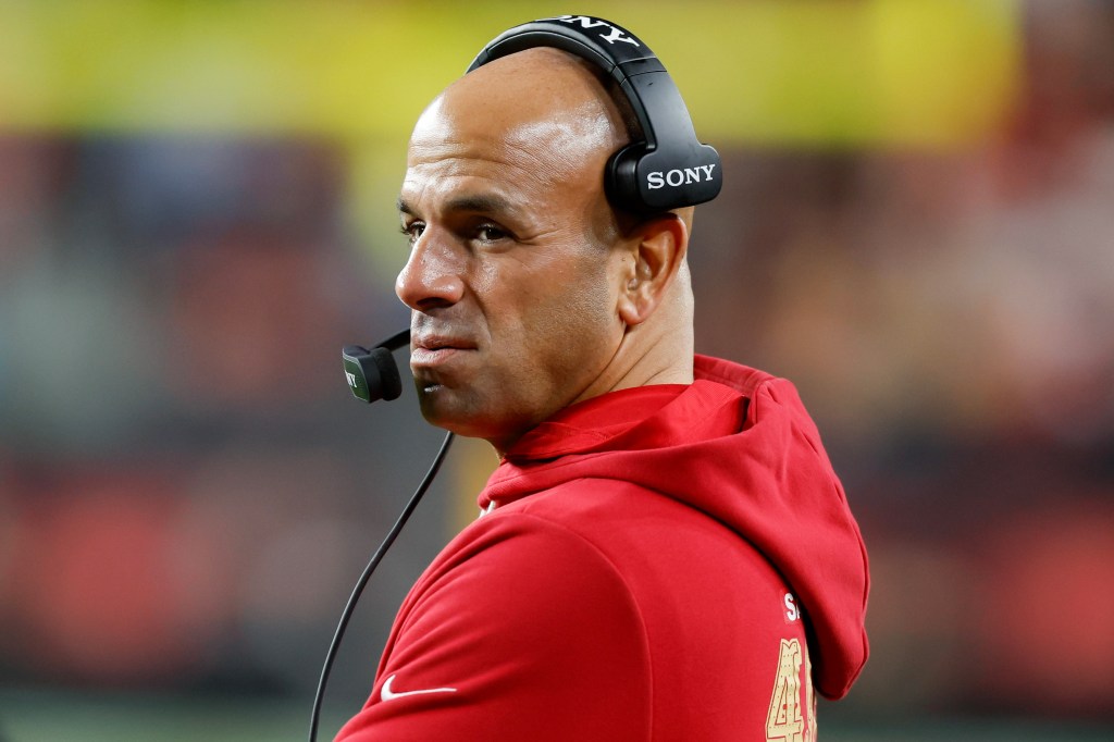 Robert Saleh, who served as the 49ers' defensive coordinator in 2025, is now head coach of the Titans.