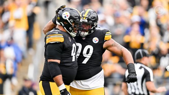 Steelers' Derrick Harmon and Cameron Heyward