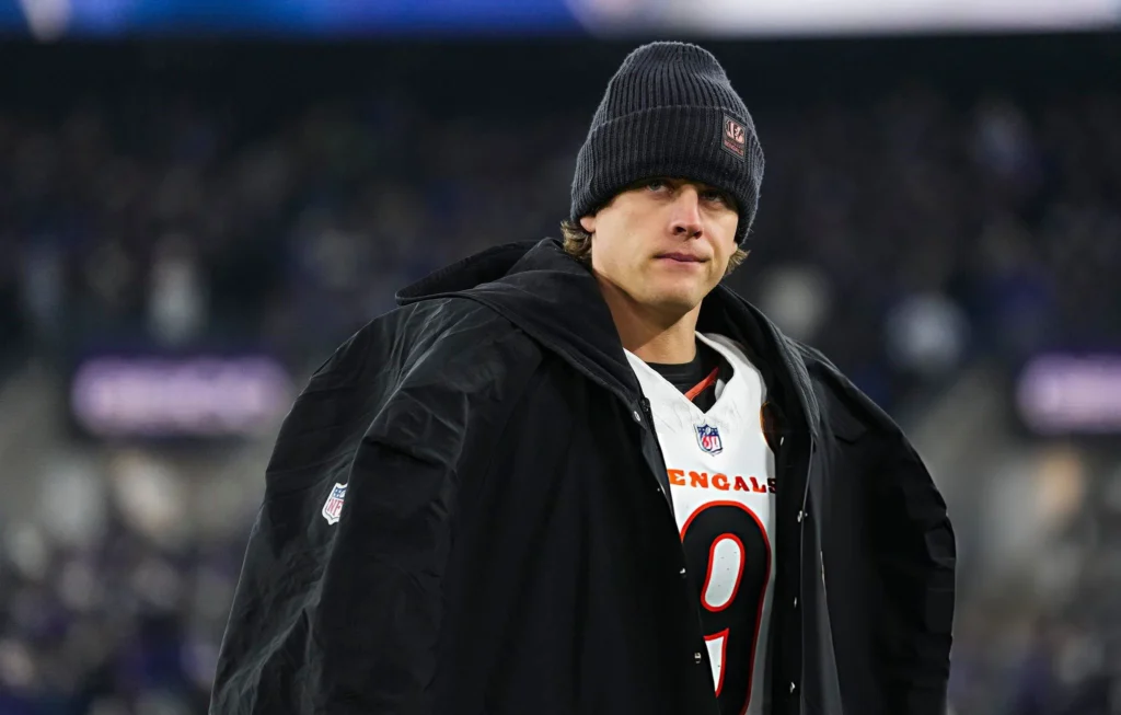 Joe Burrow #9 of the Cincinnati Bengals