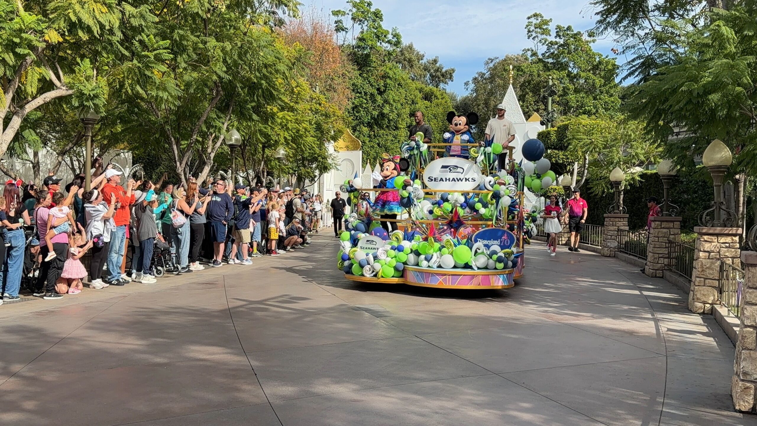 Super Bowl LX Champions Cavalcade at Disneyland