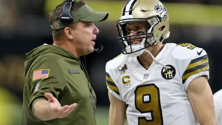 Saints' Drew Brees receives heartwarming message from Sean Payton after Hall of Fame induction image
