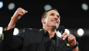 New Orleans Saints quarterback Drew Brees Pro Football Hall of Fame