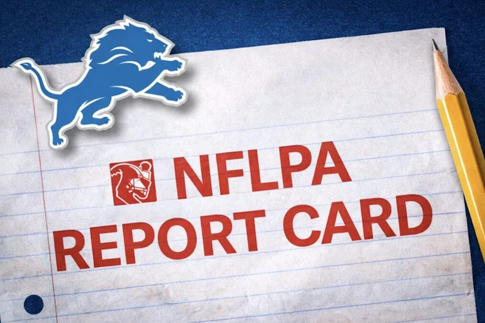 Lions NFLPA report card 2025
