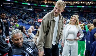 Saints QB Tyler Shough and wife Jordan welcome baby boy