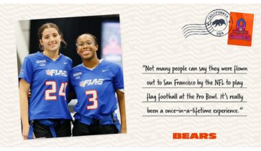 Pro Bowl Postcards: Girls Flag players Aribella Spandiary & Nina Lloyd
