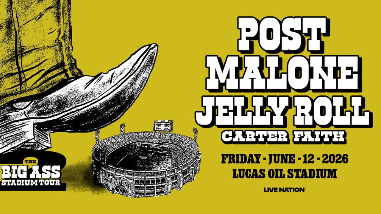 The BIG ASS Stadium Tour Part 2 coming to Lucas Oil Stadium in June