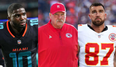 Chiefs have had talks with Travis Kelce; 'nothing happening' with free agent Tyreek Hill