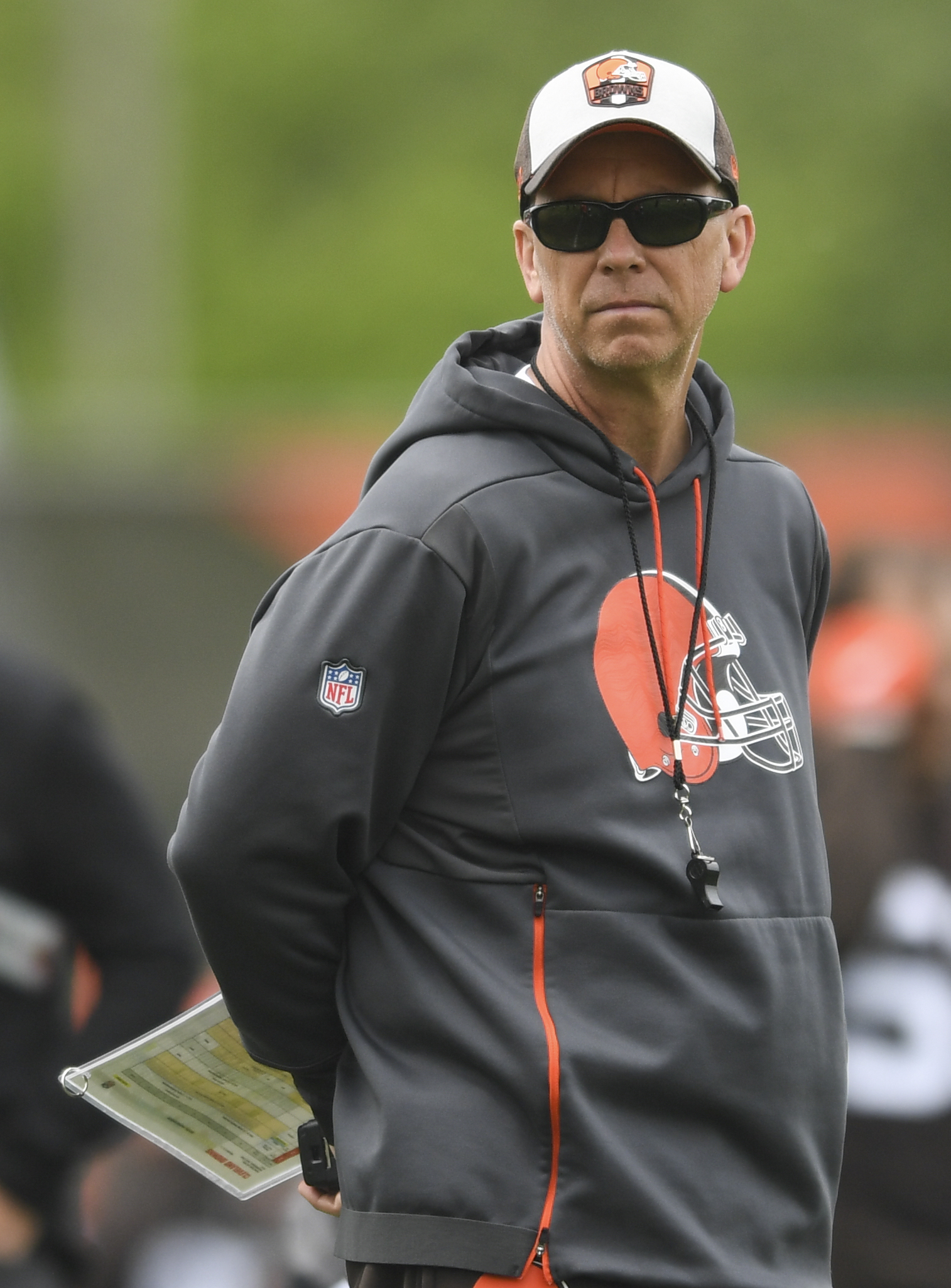 Offensive coordinator Todd Monken of the Cleveland Browns