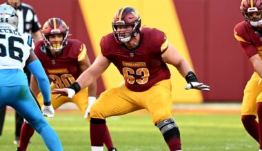 The Washington Commanders are releasing starting center Tyler Biadasz