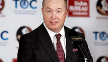 FSU AD Michael Alford sends email addressing state of football program: “Anything short of competing at the highest level is unacceptable”