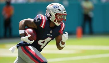 Patriots release veteran running back ahead of NFL free agency
