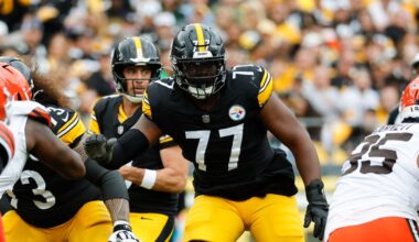 Steelers GM Omar Khan non-committal on Broderick Jones’ camp availability