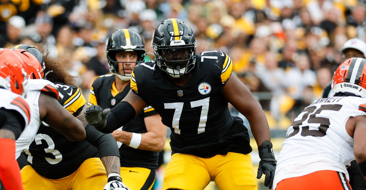 Steelers GM Omar Khan non-committal on Broderick Jones’ camp availability