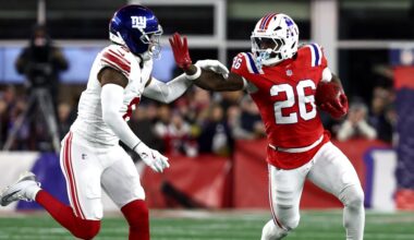 Patriots running back to remain on injured reserve for Super Bowl LX