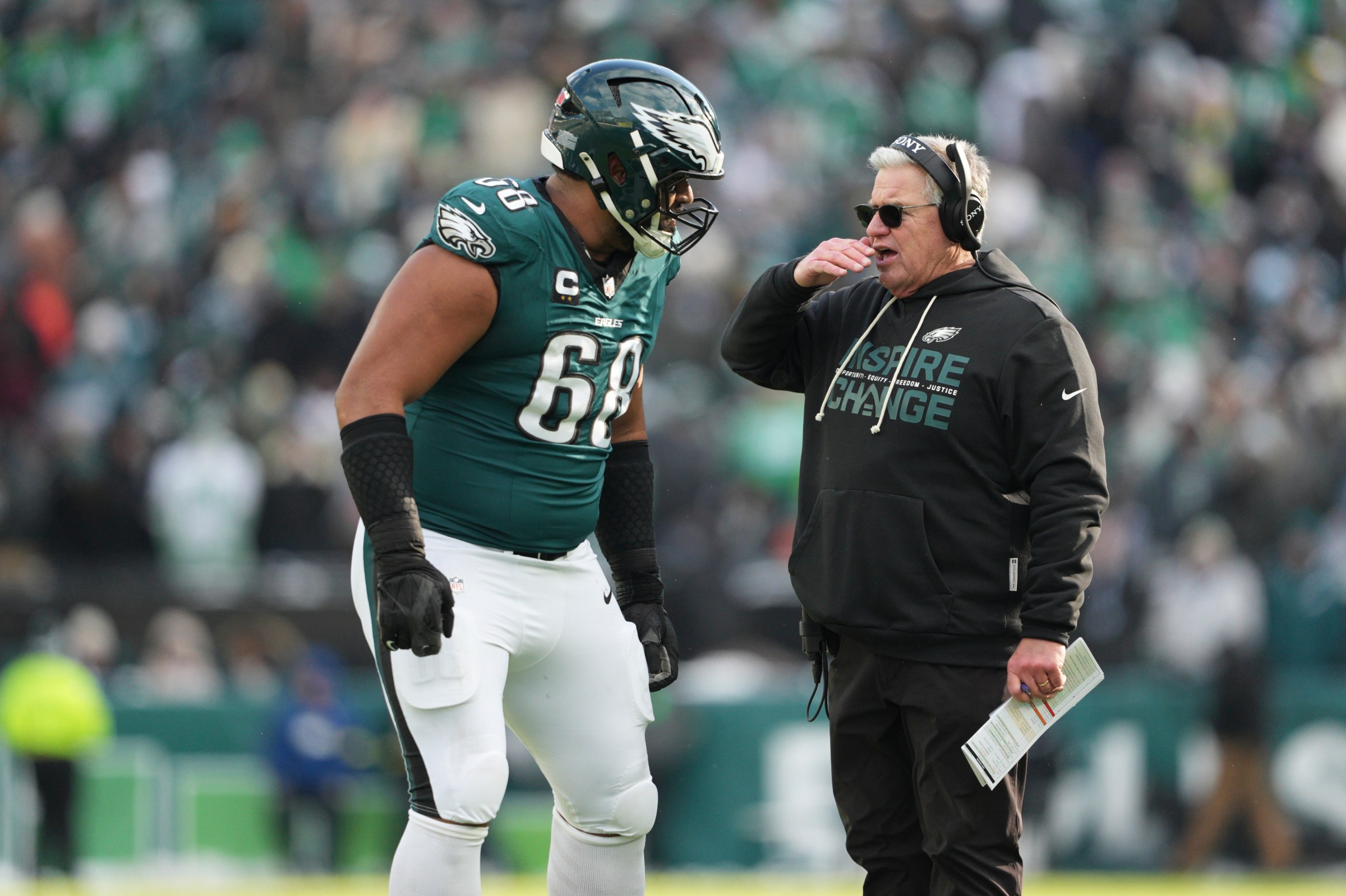 Jordan Mailata, Jeff Stoutland