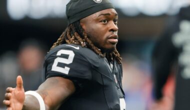 Las Vegas Raiders running back Ashton Jeanty does a good deed