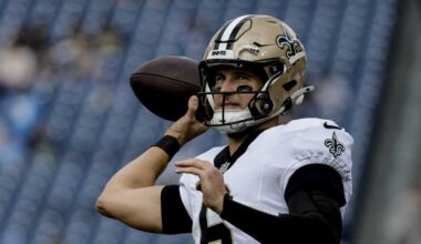 New Orleans Saints Tyler Shough loses Offensive Rookie of the Year