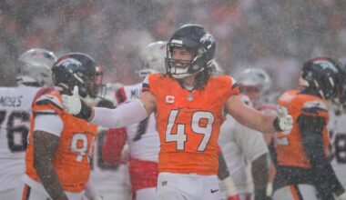 How should the Denver Broncos revamp their inside linebacking corps?