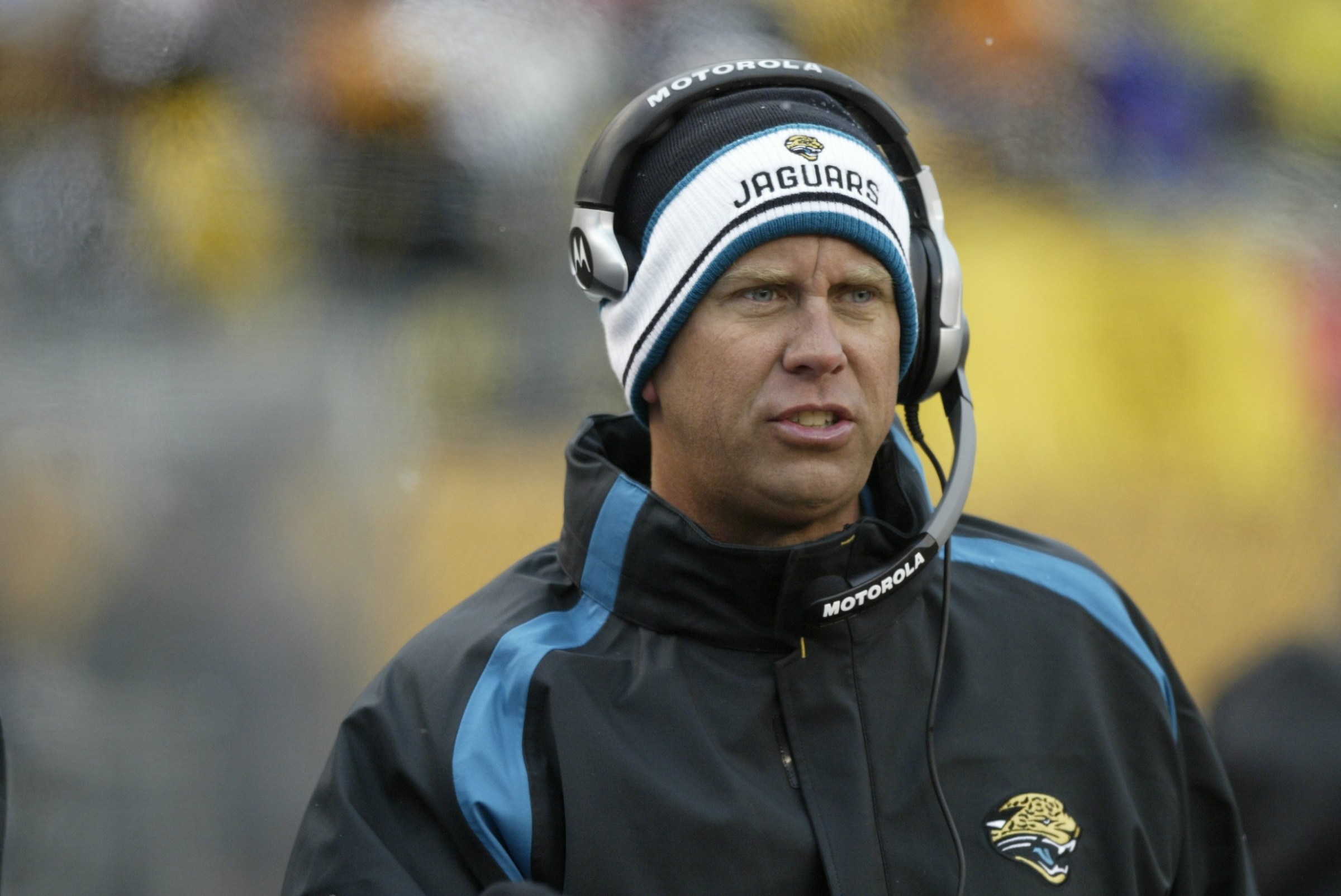 Wide receivers coach Todd Monken of the Jacksonville Jaguars