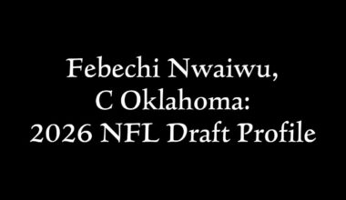 2026 NFL Draft Profile & Scouting Report