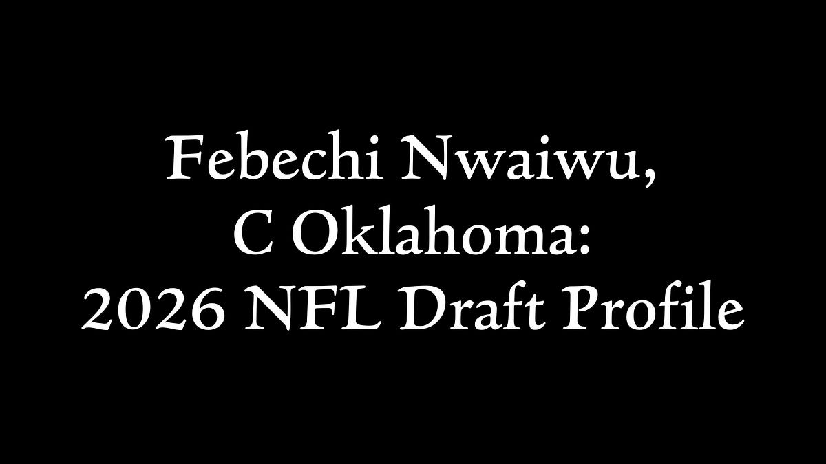 2026 NFL Draft Profile & Scouting Report
