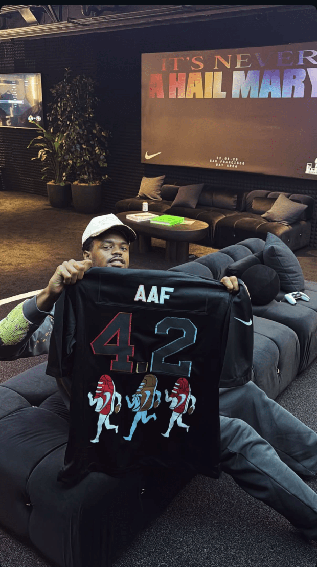 Chiefs free agent receiver Tyquan Thornton says new Giants offensive coordinator Matt Nagy has an aggressive "AAF" mindset that he loves as an explosive playmaker. (Credit: Disruptive Sports)