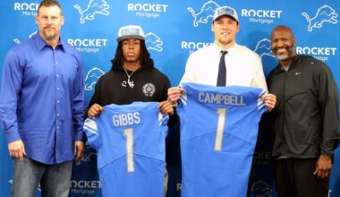Fifth-year option cost set for Lions’ Jahmyr Gibbs, Jack Campbell