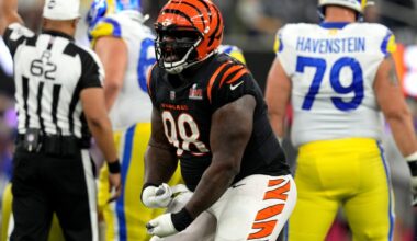 Bengals projected to reunite with D.J. Reader