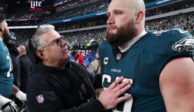 Will Lane Johnson retire now that Jeff Stoutland is gone?