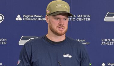 Sam Darnold sends message to kids at Seattle Children's