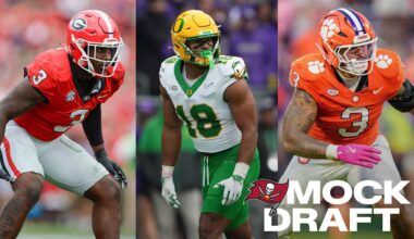 Tampa Bay Buccaneers 2026 NFL Mock Draft 2.0