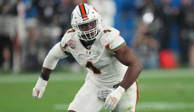 Top DL prospect Rueben Bain Jr. arm length measured at under 31 inches at combine