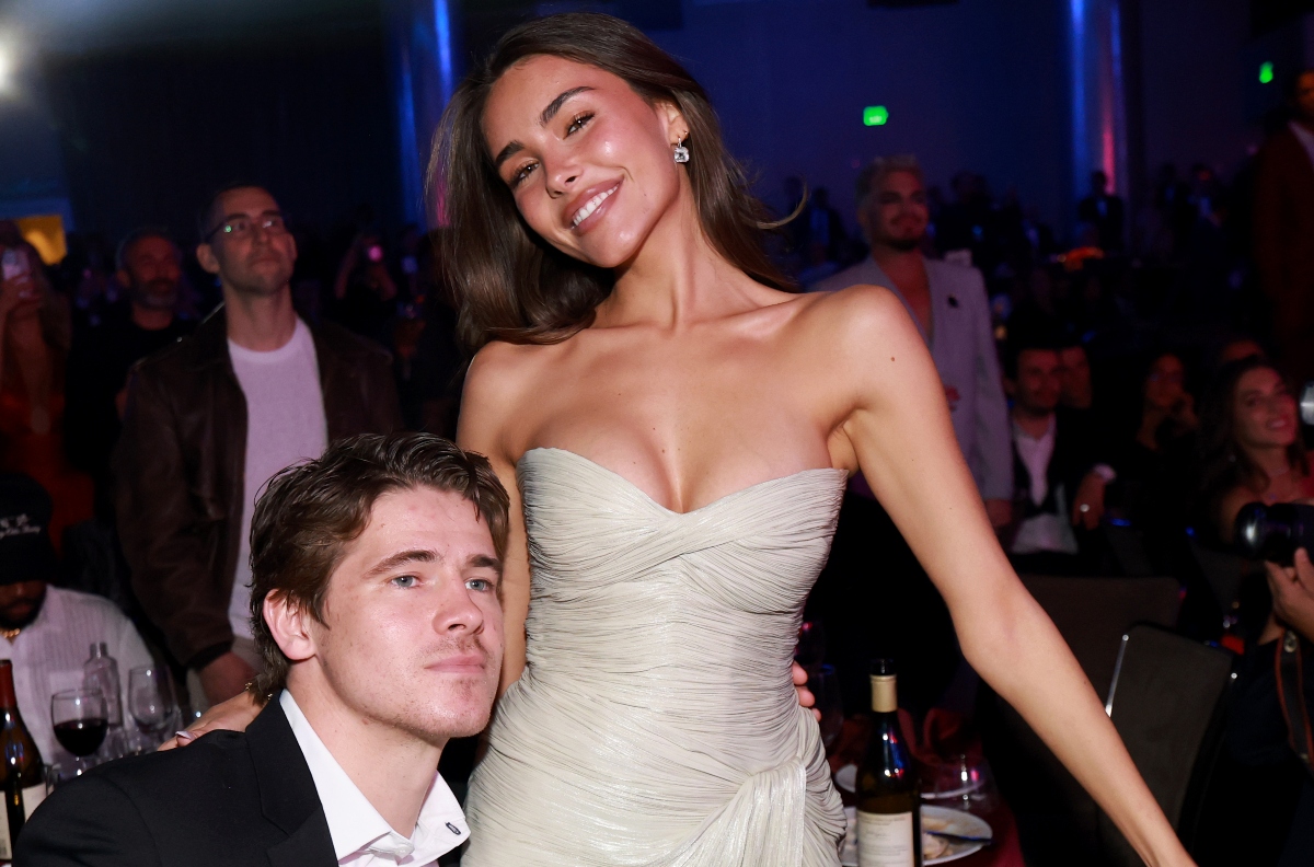 Justin Herbert Sets Tone After Playoff Exit With Madison Beer at Grammy Event