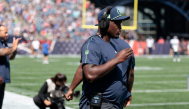 Cardinals interviews Seattle's Karl Scott...