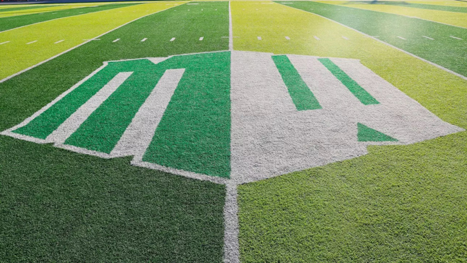 Field with letters "M" and "W" for Mountain West