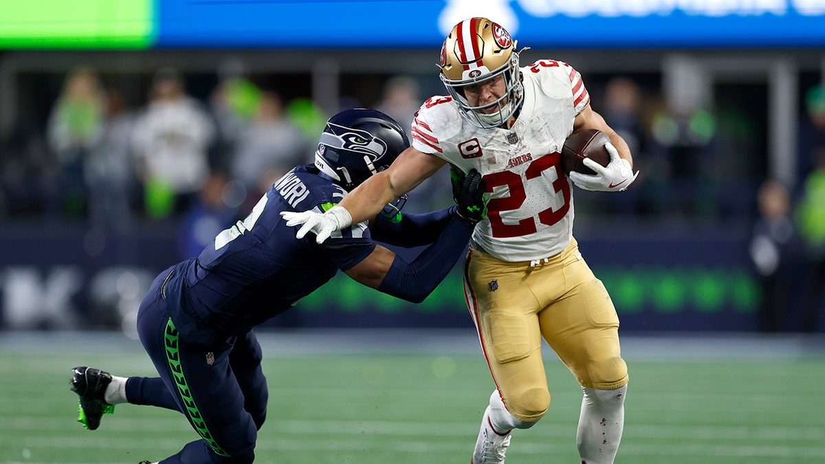 Christian McCaffrey against Seahawks