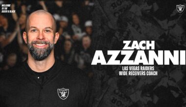 Raiders name Zach Azzanni Wide Receivers Coach